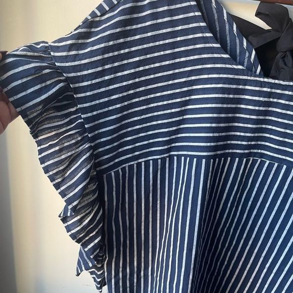 Eloquii Bow Back Stripe Top size 20 - Picture 7 of 11